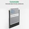 Office Essentials Economy View 3 Ring Binders, 0.5" Round Rings, 0.7" Spine, 100-Sheet Capacity, Black Binders (12-Pack of 03423)